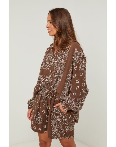 Chemise Inès choco