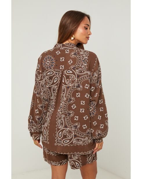 Chemise Inès choco