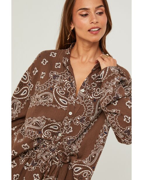 Chemise Inès choco