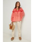 Blouse Vénus corail