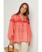 Blouse Vénus corail