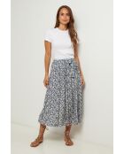 Jupe Fleur marine