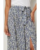 Jupe Fleur marine