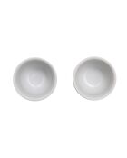 Set de 2 hueveras de porcelana Tipperleyhill con diseño de cachorro, blancas, 5 x 4 cm