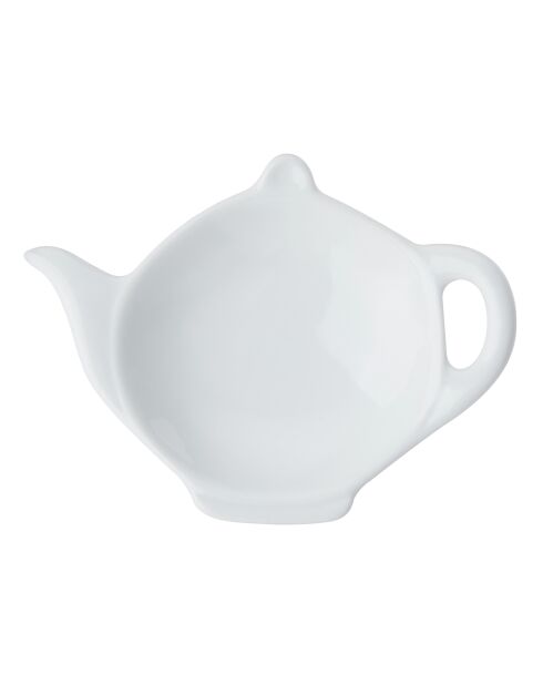 Soporte para bolsitas de té blanco tiza - 12 cm