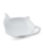 Soporte para bolsitas de té blanco tiza - 12 cm