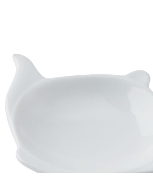 Soporte para bolsitas de té blanco tiza - 12 cm