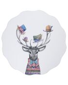 Juego de 4 manteles individuales con forma de vieira de Tipperleyhill, 29 cm