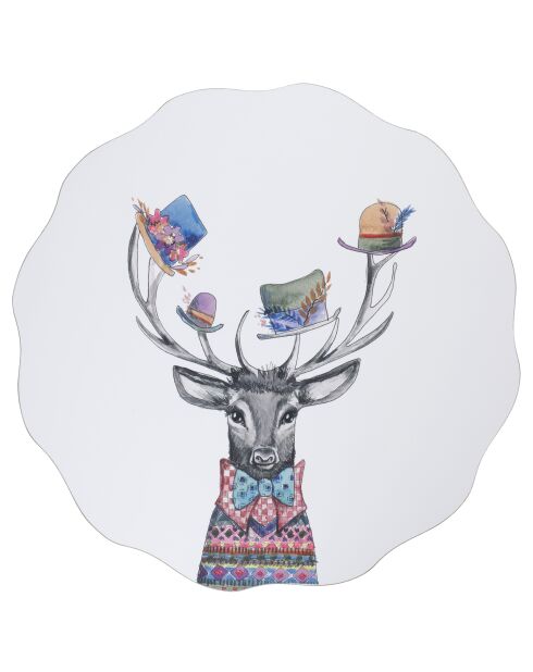 Juego de 4 manteles individuales con forma de vieira de Tipperleyhill, 29 cm