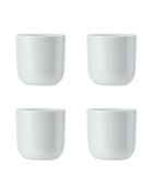 Set de 4 hueveras blancas - 5 cm