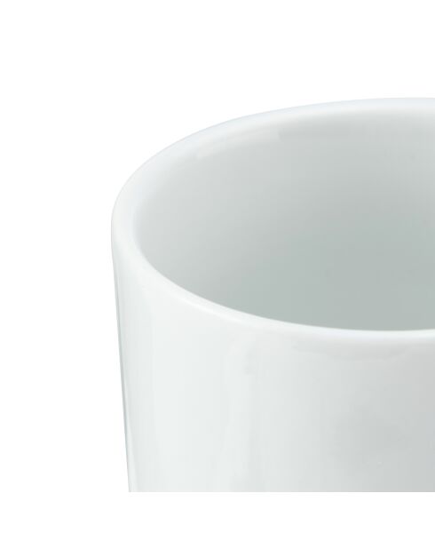 Set de 4 hueveras blancas - 5 cm