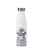 Tipperleyhill Highland Cow Wasserflasche, doppelwandig, 500 ml, Weiß