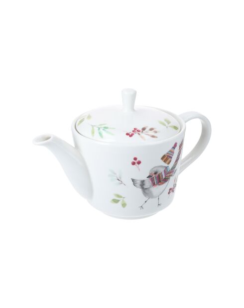 Théière en porcelaine fine TipperleyHill pour 2 personnes, blanche - 650 ml