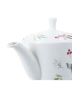 Théière en porcelaine fine TipperleyHill pour 2 personnes, blanche - 650 ml