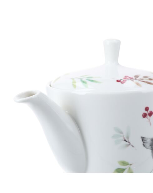 Théière en porcelaine fine TipperleyHill pour 2 personnes, blanche - 650 ml