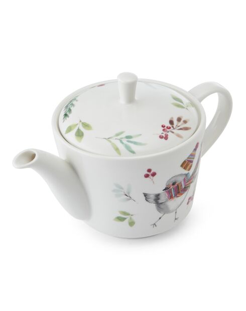 Théière en porcelaine fine TipperleyHill pour 2 personnes, blanche - 650 ml