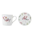 TipperleyHill witte set van fijn porselein met kop en onderzetter - 380 ml