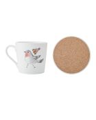TipperleyHill witte set van fijn porselein met kop en onderzetter - 380 ml