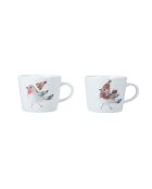 Set van 2 TipperleyHill fijne porseleinen espressokopjes - 90 ml