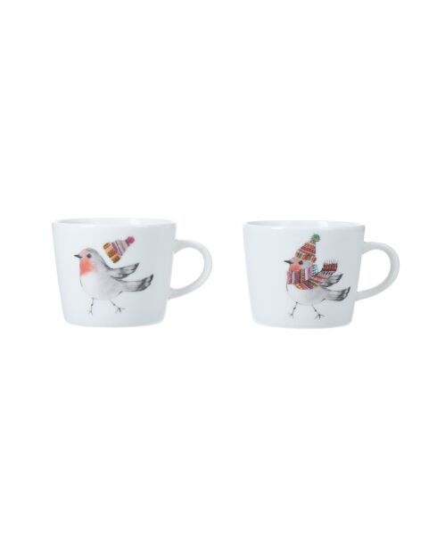 Set van 2 TipperleyHill fijne porseleinen espressokopjes - 90 ml