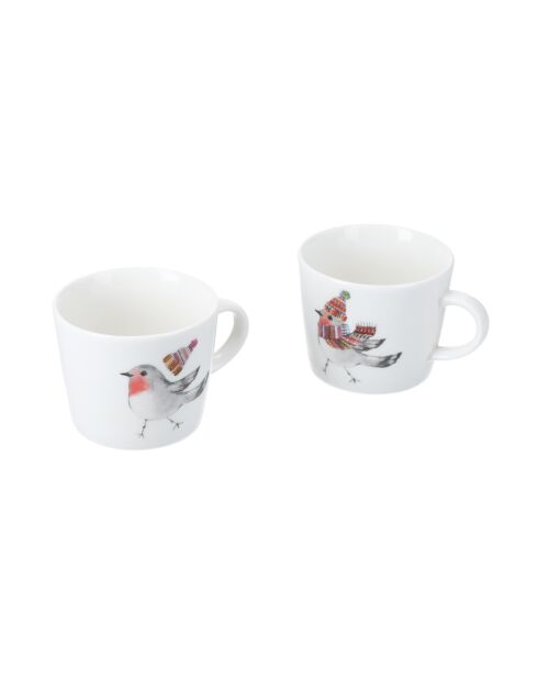Set van 2 TipperleyHill fijne porseleinen espressokopjes - 90 ml