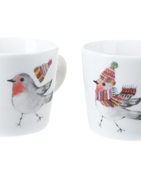 Set van 2 TipperleyHill fijne porseleinen espressokopjes - 90 ml