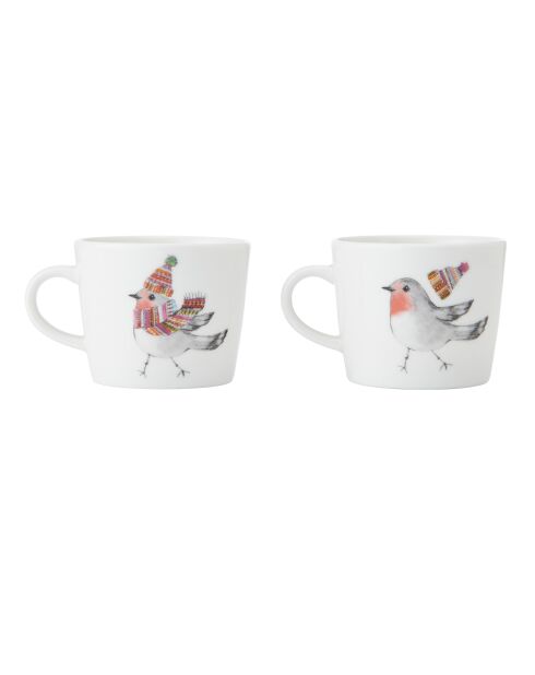 Set van 2 TipperleyHill fijne porseleinen espressokopjes - 90 ml