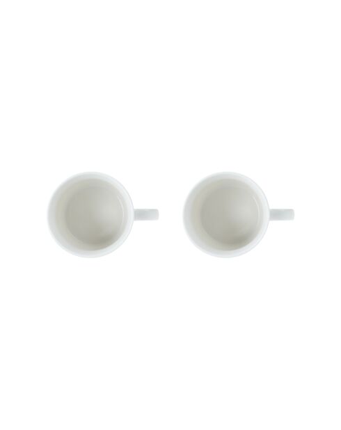 Set van 2 TipperleyHill fijne porseleinen espressokopjes - 90 ml