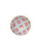 Bol à apéritif en grès à motif mosaïque bleue - 12 cm