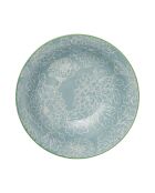 Bol à ramen en grès gris à motifs floraux - 1 L