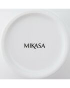 Set van 4 ronde witte aperitiefschalen - 10 cm