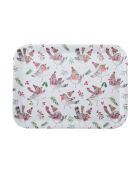 Plateau de service rectangulaire TipperleyHill en mélamine, blanc - 43.5 cm