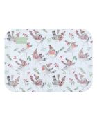 Plateau de service rectangulaire TipperleyHill en mélamine, blanc - 43.5 cm
