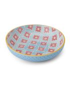 Bol en grès bleu mosaïque 900 ml - 21 cm
