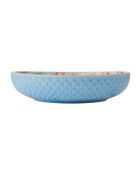 Bol en grès bleu mosaïque 900 ml - 21 cm