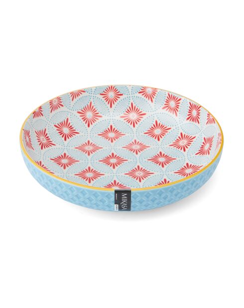 Bol en grès bleu mosaïque 900 ml - 21 cm