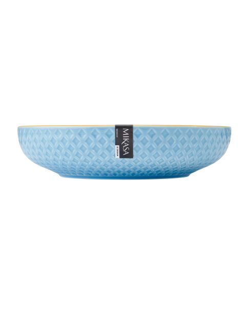 Bol en grès bleu mosaïque 900 ml - 21 cm