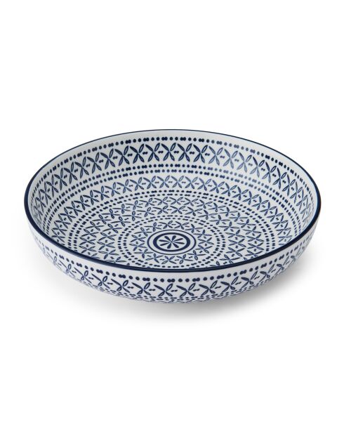 Bol en grès bleu méditerranéen - 21 cm