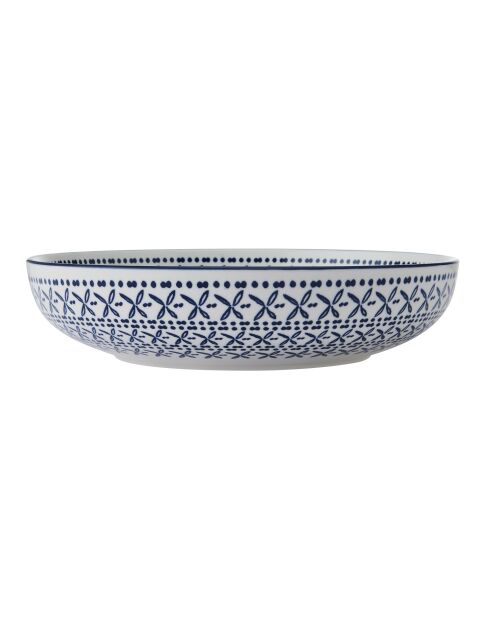 Bol en grès bleu méditerranéen - 21 cm