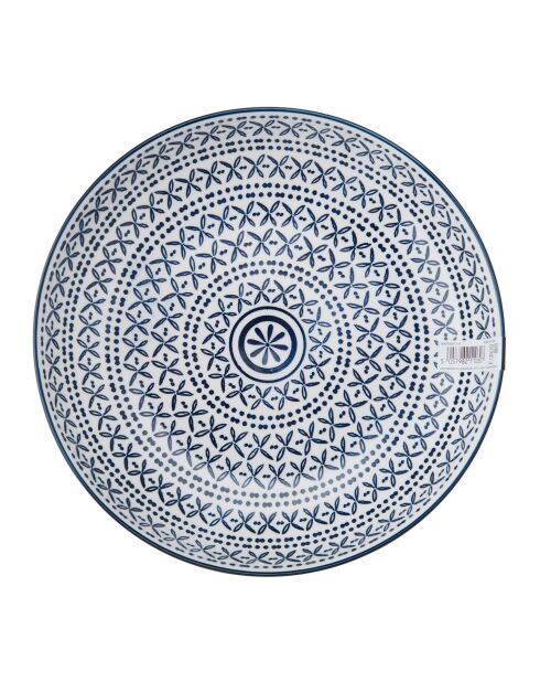 Bol en grès bleu méditerranéen - 21 cm