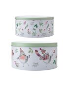 Set van 2 TipperleyHill metalen taartdozen - 25 x 13 cm