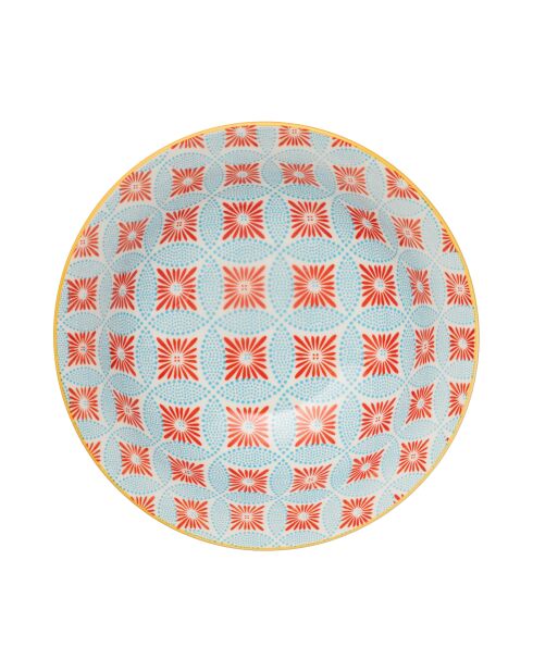 Bol à ramen en grès mosaïque bleu - 1 L