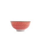 Bol à apéritif en grès gris à motif floral - 12 cm