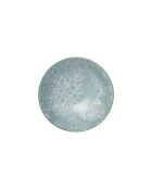 Bol à apéritif en grès gris à motif floral - 12 cm