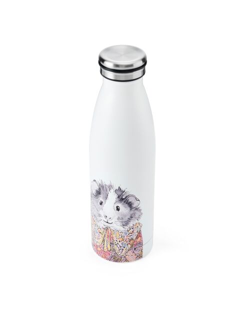 Bottiglia d'acqua Tipperleyhill Guinea Pig White a doppia parete - 500 ml