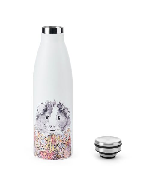 Bottiglia d'acqua Tipperleyhill Guinea Pig White a doppia parete - 500 ml