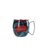 Tazza Moscow Mule con disegno a labbra x Sarah Arnett multicolore - 450 ml