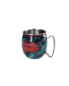 Tazza Moscow Mule con disegno a labbra x Sarah Arnett multicolore - 450 ml