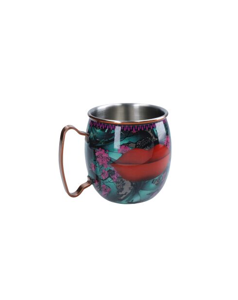 Tazza Moscow Mule con disegno a labbra x Sarah Arnett multicolore - 450 ml