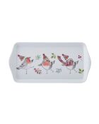 Plateau à sandwich rectangulaire TipperleyHill en mélamine, blanc - 30.5 cm